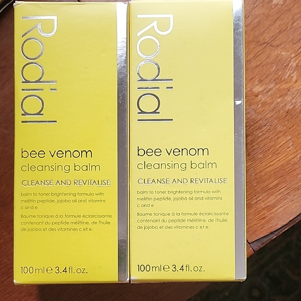 2 X Rodial Bee Venom Cleansing Balm - Vibrant Yellow, 100ml